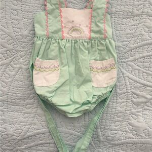 Mint Green Kids One Piece Bodysuit
